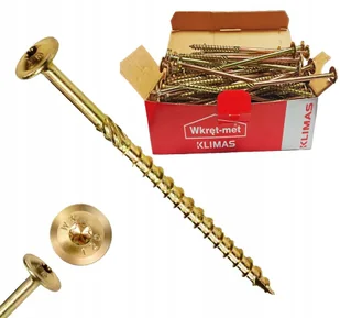 Wkręty Ciesielskie Do Drewna Talerzowe 8X240 Torx - Wkręty - miniaturka - grafika 2