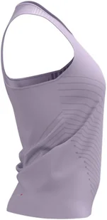 Compressport Koszulka biegowa damska PERFORMANCE SINGLET fioletowa - Bielizna sportowa damska - miniaturka - grafika 3