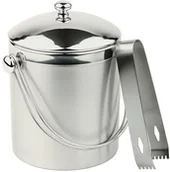 Akcesoria do lodu - APS APS Pojemnik termoizolacyjny do kostek lodu ze szczypcami 1 l | 36013 36013 - miniaturka - grafika 1