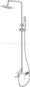 Zestawy prysznicowe - Invena Glamour zestaw prysznicowy chrom AU05B01 - miniaturka - grafika 1