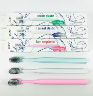 ZUZii Zuzii szczoteczka do zębów z PLA biodegradowalna Miętowa - Szczoteczki do zębów - miniaturka - grafika 2