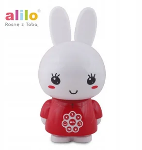 Alilo Alilo Króliczek Honey Bunny odtwarzacz MP3 lampka RÓŻOWY - Karuzele dla niemowląt - miniaturka - grafika 4