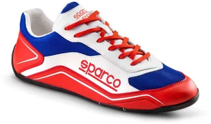 Sparco Buty sportowe S-POLE czerwono-niebieskie 00128838RBAZ - Buty sportowe męskie - miniaturka - grafika 2