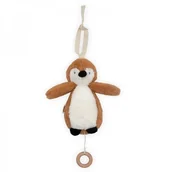 Zabawki na biegunach - Jollein Baby & Kids Baby & Kids - Pozytywka do Usypiania Pingwin Caramel - miniaturka - grafika 1