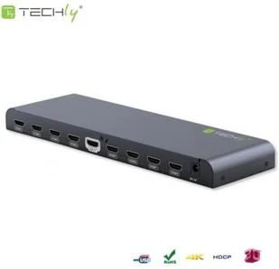 Techly Splitter HDMI 2.0 1x8 4K2K 023998 - Rozgałęźniki Techly Splitter HDMI 2.0 1x8 4K2K 023998 - Rozgałęźniki - miniaturka - grafika 3