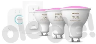 Philips Philips Hue White and Colour Ambiance GU10 Zestaw startowy - Systemy inteligentnych domów - miniaturka - grafika 2
