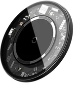 Ładowarki do telefonów - Baseus Bezprzewodowa magnetyczna ładowarka indukcyjna 15W Visible - miniaturka - grafika 1
