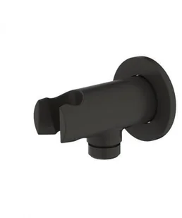 Oltens Oltens Hvita przyłącze kątowe z uchwytem okrągłe czarny mat 39304300 - Akcesoria hydrauliczne - miniaturka - grafika 2