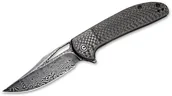Noże - We knife Nóż składany Civivi Ortis Damascus Carbon (01WE508DAM) T 01WE508DAM - miniaturka - grafika 1