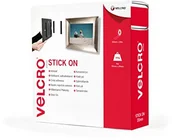 Taśmy klejące - VELCRO Brand VELCRO markowa taśma klejąca 20 mm x 25 m, biała VEL-EC60354 - miniaturka - grafika 1