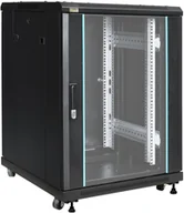 Szafy rack - Pulsar Szafa RACK 15U stojąca do złożenia 600x600 RS1566 RS1566 - miniaturka - grafika 1