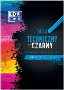 Hamelin BLOK TECHNICZNY A3/10K CZARNY 07262 AP07262 - Szkolne artykuły papiernicze - miniaturka - grafika 2