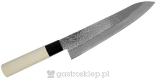 Satake Magoroku Saku 21 Cm Jasnobrązowy Nóż Szefa Kuchni Ze Stali Nierdzewnej - Noże kuchenne - miniaturka - grafika 2