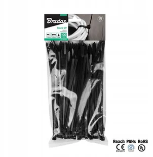 Praxa kablowa zaciskowa 4,8 x 300mm Opaska 100szt - Inne mocowania - miniaturka - grafika 2