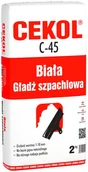 Zaprawy budowlane - Cekol Gładź szpachlowa C-45 biała 2 kg - miniaturka - grafika 1