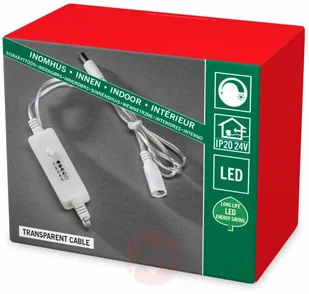 Konstsmide kabel przezroczysty - ściemniacz do łańcucha LED - Pozostałe oświetlenie - miniaturka - grafika 2
