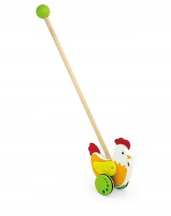 VIGA Pchacz kurka (50964) 6934510509644 - Jeździki dla dzieci - miniaturka - grafika 4