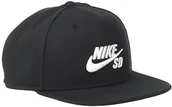 Akcesoria turystyczne - Nike SB Icon Pro czapka z prostym daszkiem, czarny, jeden rozmiar 628683-013 - miniaturka - grafika 1