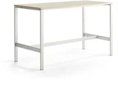 Stoły i stoliki do biura - AJ Produkty Stół VARIOUS, 1800x800 mm, wysokość 1050 mm, biały, brzoza - miniaturka - grafika 1