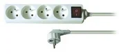 Przedłużacze i rozgałęźniki - Solight Przedłużacz z wyłącznikiem 4-gniazdkowy, , - miniaturka - grafika 1