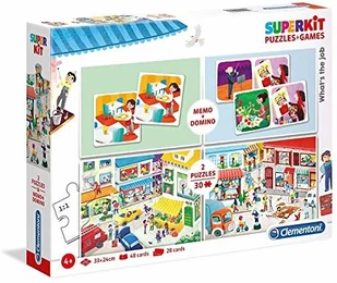 Clementoni Puzzle Superkit 2x30 +memo +domino What's my job$20 - Puzzle - miniaturka - grafika 2
