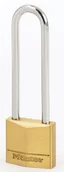 Kłódki - Master Lock 130eurdlj mosiężna kłódka 30 MM z pałąkiem o wysokim 130EURDLJ - miniaturka - grafika 1