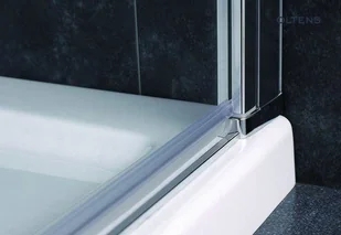 Oltens Trana 90x90 cm kwadratowa drzwi ze ścianką 20004100 OLT-20004100-0 - Kabiny prysznicowe - miniaturka - grafika 7