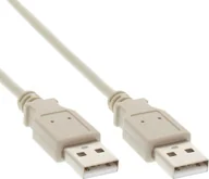 Kable komputerowe i do monitorów - InLine Kabel USB USB A USB A 0.3m beżowy 34303H 34303H - miniaturka - grafika 1