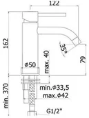 Baterie umywalkowe - Paffoni Light Bateria umywalkowa bez korka chrom LIGX071CR - miniaturka - grafika 1