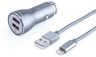 Ładowarka MyWay 12/24 2 Usb Qc kabel Usb lightning - Ładowarki samochodowe - miniaturka - grafika 2
