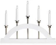 Oświetlenie świąteczne - Markslojd 705832 - Świecznik bożonarodzeniowy BRIDGE 5xE10/3W/230V biały - miniaturka - grafika 1