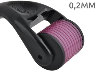 Iso Trade Iso Trade, Rolka do mezoterapii igłowej, czarno-fioletowa, 0,2 mm - Kosmetyki i akcesoria do pielęgnacji brody - miniaturka - grafika 7