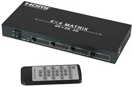 Rozgałęźniki i multiswitche do TV-SAT - Lindy HDMI 4K UHD 4x4 Matrix 4 In 4 Out HDMI 1.4 bis 4K2K 38152 - miniaturka - grafika 1