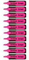 Zakreślacze - Donau Zakreślacz D-Text Różowy 10 sztuk - miniaturka - grafika 1