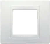 Wyłączniki światła i elektryczne - Schneider Electric Ramka pojedyncza UNICA biały - miniaturka - grafika 1