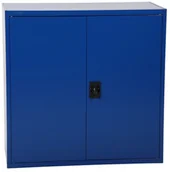 Szafki BHP - intra.se Swedmach Stalowa Szafka, 100 X 100 X 50 Cm Niebieski - miniaturka - grafika 1