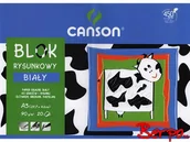 Szkolne artykuły papiernicze - Canson Blok rysunkowy A3 20k. - biały - miniaturka - grafika 1