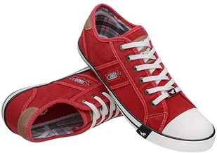 Mustang Trampki 44A061 Czerwone 4058-305-5 Rot 29023 - Trampki męskie - miniaturka - grafika 4
