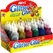 Kleje biurowe - Amos Klej z brokatem 22ml GCL22d24 mix kolorów 1szt. /170-1033/ KW948 - miniaturka - grafika 1