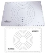 Formy do ciast - De Buyer 4937.60 mata do pieczenia, silikonowe, szary, 27,9 x 20,1 x 10,9 cm 49376 - miniaturka - grafika 1
