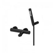 Baterie wannowe i prysznicowe - Paffoni LIGHT $231cienna czarny mat LIG023NO - miniaturka - grafika 1