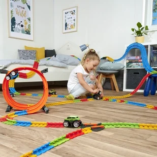 Smoby Lumarko Flextreme Zestaw Wielofunkcyjny 180911 Lek - Tory, garaże, parkingi - miniaturka - grafika 6