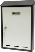 Skrzynki na listy - Metalplus METALPLUS Skrzynka na listy pocztowa czarno-szara 3140/1_BL_GR 3140/1_BL_GR - miniaturka - grafika 1