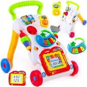 Pchacze - Chodzik Interaktywny Pchacz Edukacyjny Jeździk 3w1 - miniaturka - grafika 1