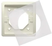 Wyłączniki światła i elektryczne - Kontakt Simon Kontakt-Simon Basic moduł Ramka pojedyncza IP44 beżowy BMR1B/12 - miniaturka - grafika 1