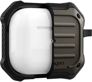 Apple Spigen Etui Spigen Tough Armor do AirPods 3 Gunmetal ASD01989 - Akcesoria do słuchawek - miniaturka - grafika 4