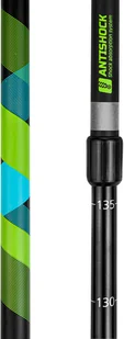 Spokey Kije nordic walking 105-135 cm czarno-zielone MEADOW - Kije trekkingowe - miniaturka - grafika 4