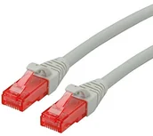 Kable miedziane - Rotronic ROLINE 21152500 przewód krosowy "Kat.6 UTP, LSOH ", Component Level, szary 7,5m 21152506 - miniaturka - grafika 1