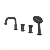 Baterie wannowe i prysznicowe - Metal-Hurt Loftea Black Bateria wannowa stojąca BJV403/1B BJV403/1B - miniaturka - grafika 1