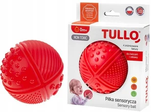 Tullo Duża Piłka Sensoryczna 4 Faktury 10cm - Zabawki sensoryczne - miniaturka - grafika 8